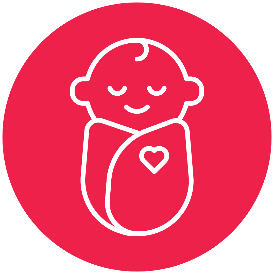 Symbol of a newborn baby