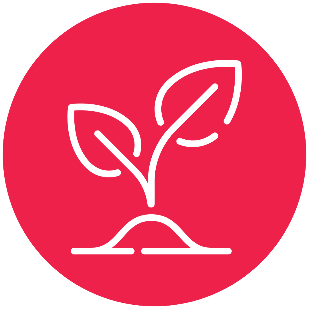 Symbol of a plant sprouting